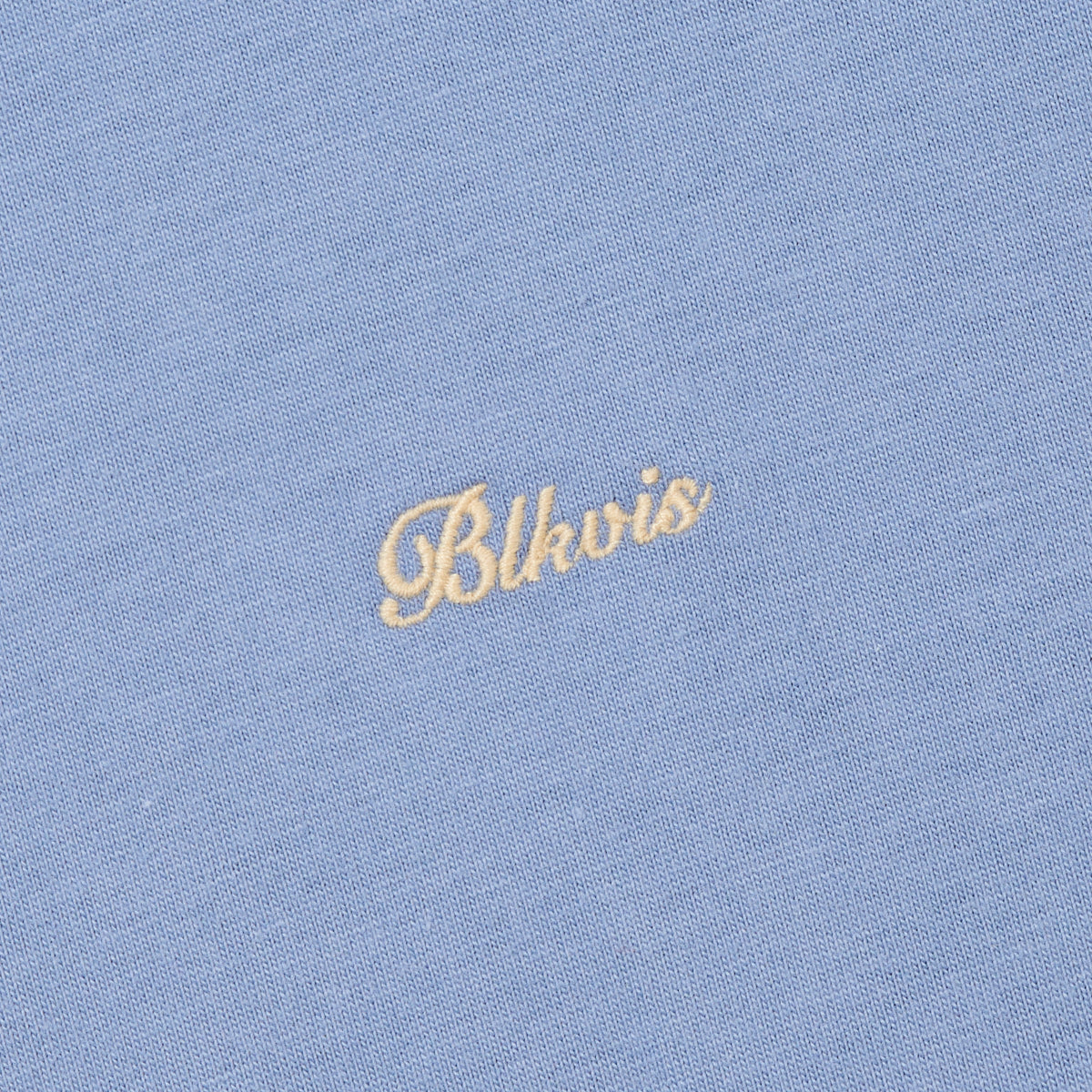 SCRIPT TEE - STONE WASH BLUE