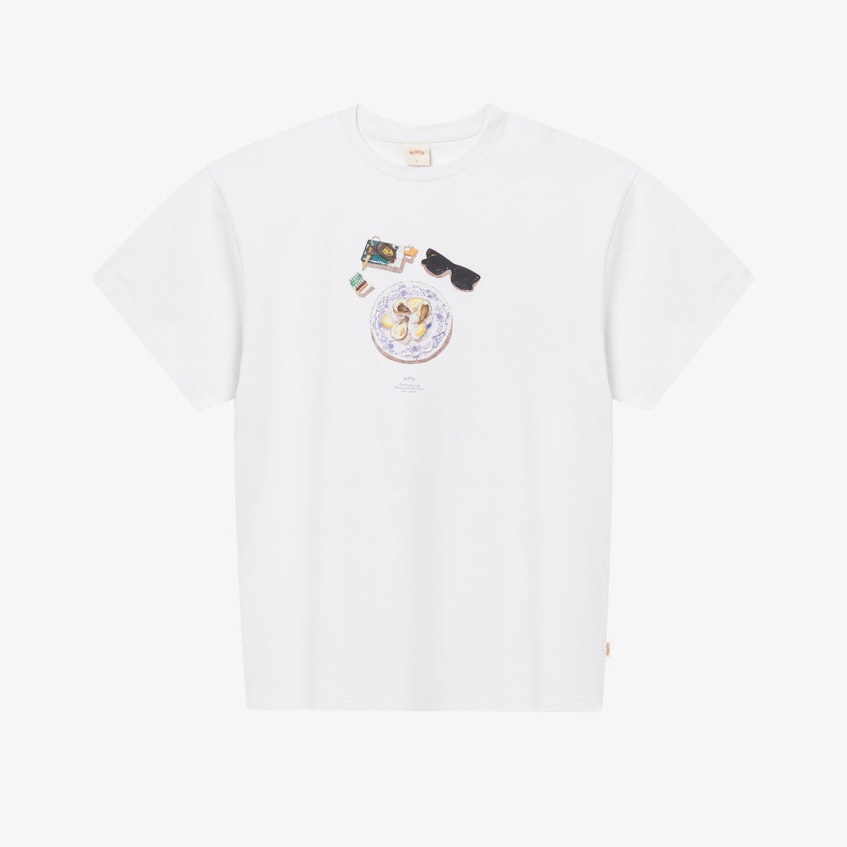 OYSTER TEE - WHITE
