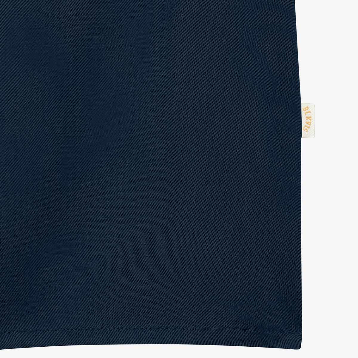 TENCEL BOXY SHORTSLEEVE SHIRT - BLUEBERRY