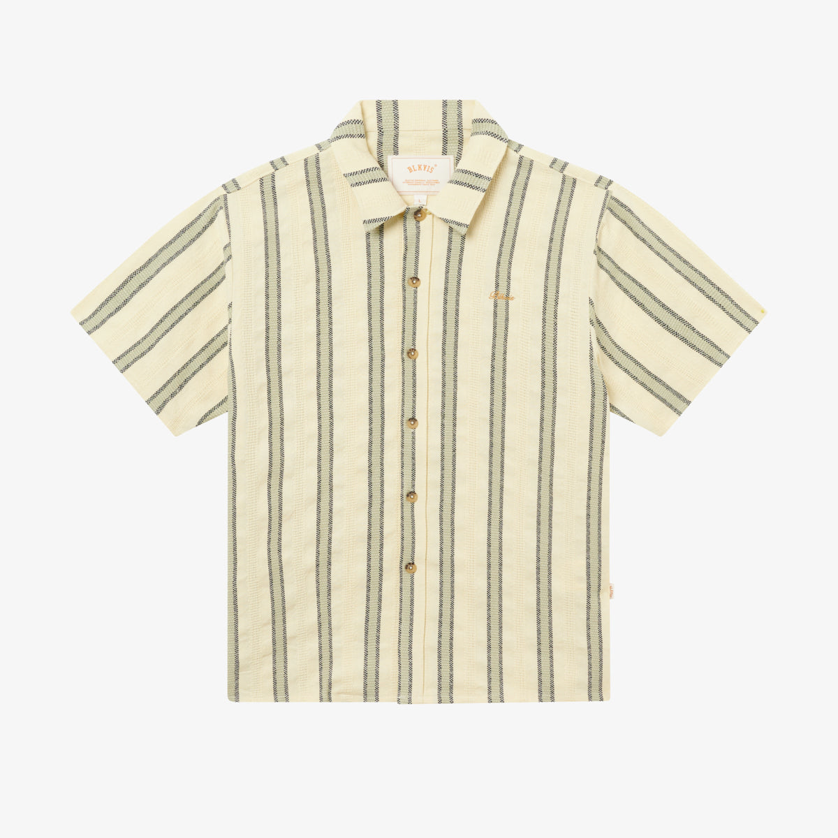 STRUCTURED JAQUARD SHIRT - FLAN
