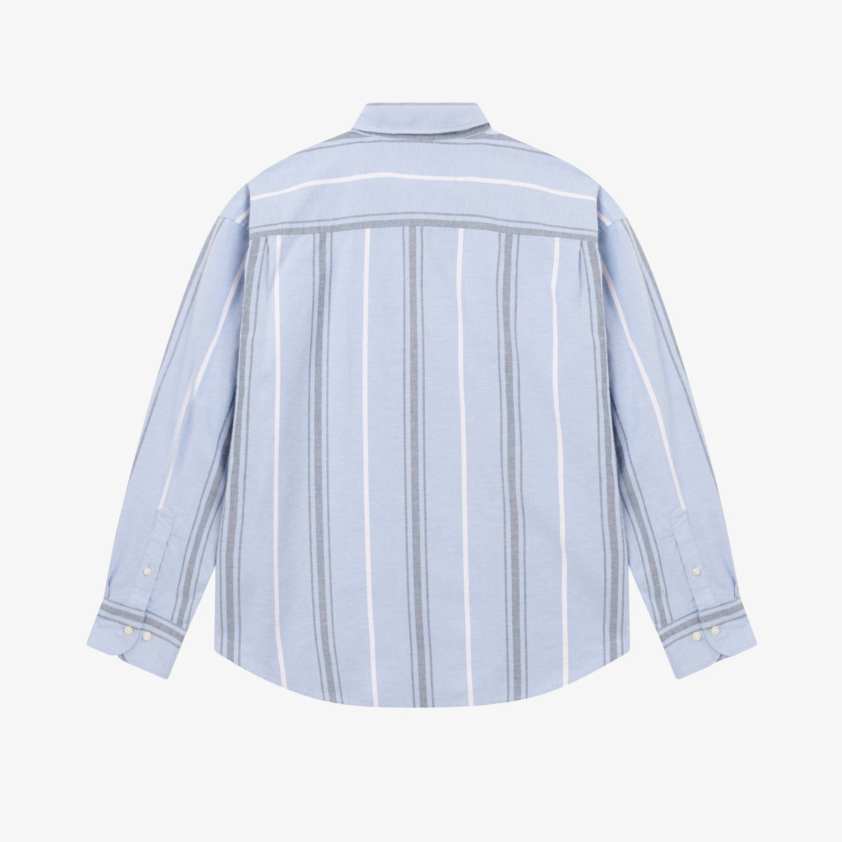 SCRIPT HEAVY SHIRT - STONE WASH BLUE