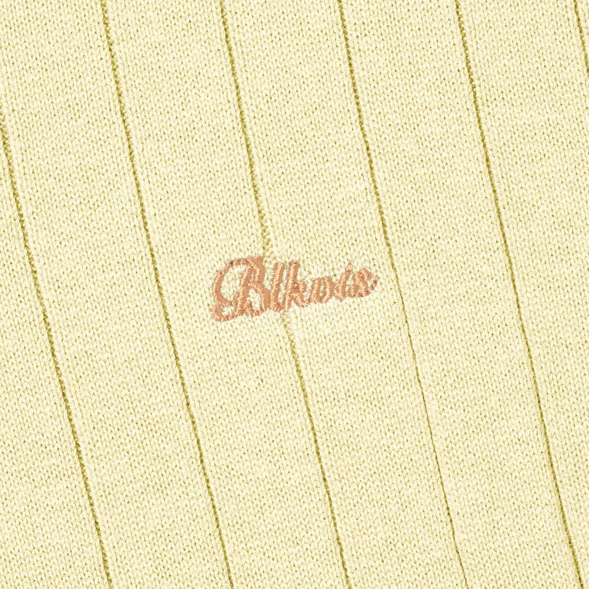 RIB KNITTED SLEEVELESS - FLAN