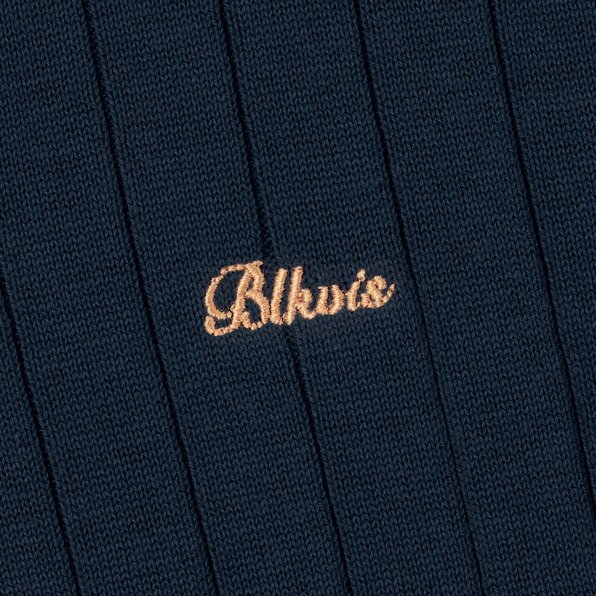 RIB KNITTED SLEEVELESS - BLUEBERRY
