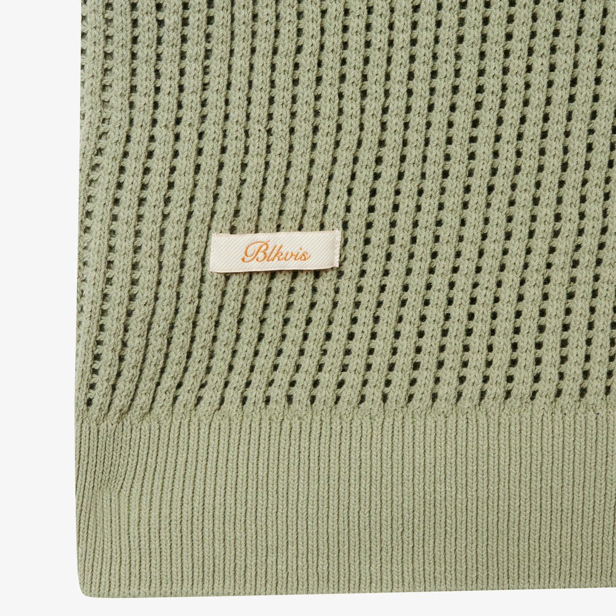 OPEN POINTELLE HENLEY POLO - TEA