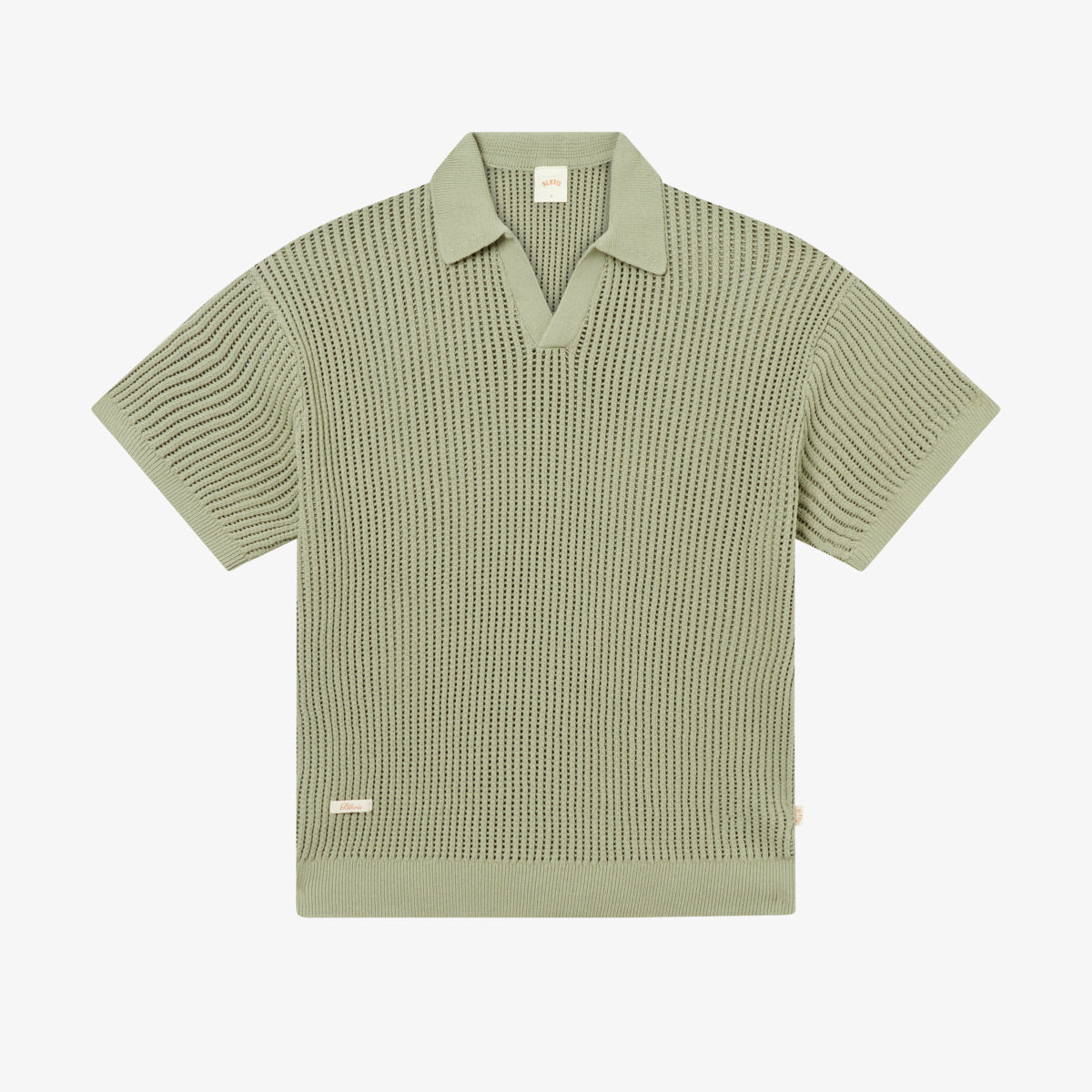 OPEN POINTELLE HENLEY POLO - TEA