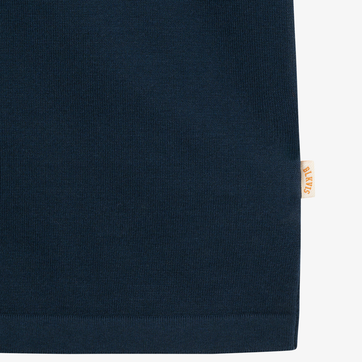KNITTED TEE - BLUEBERRY