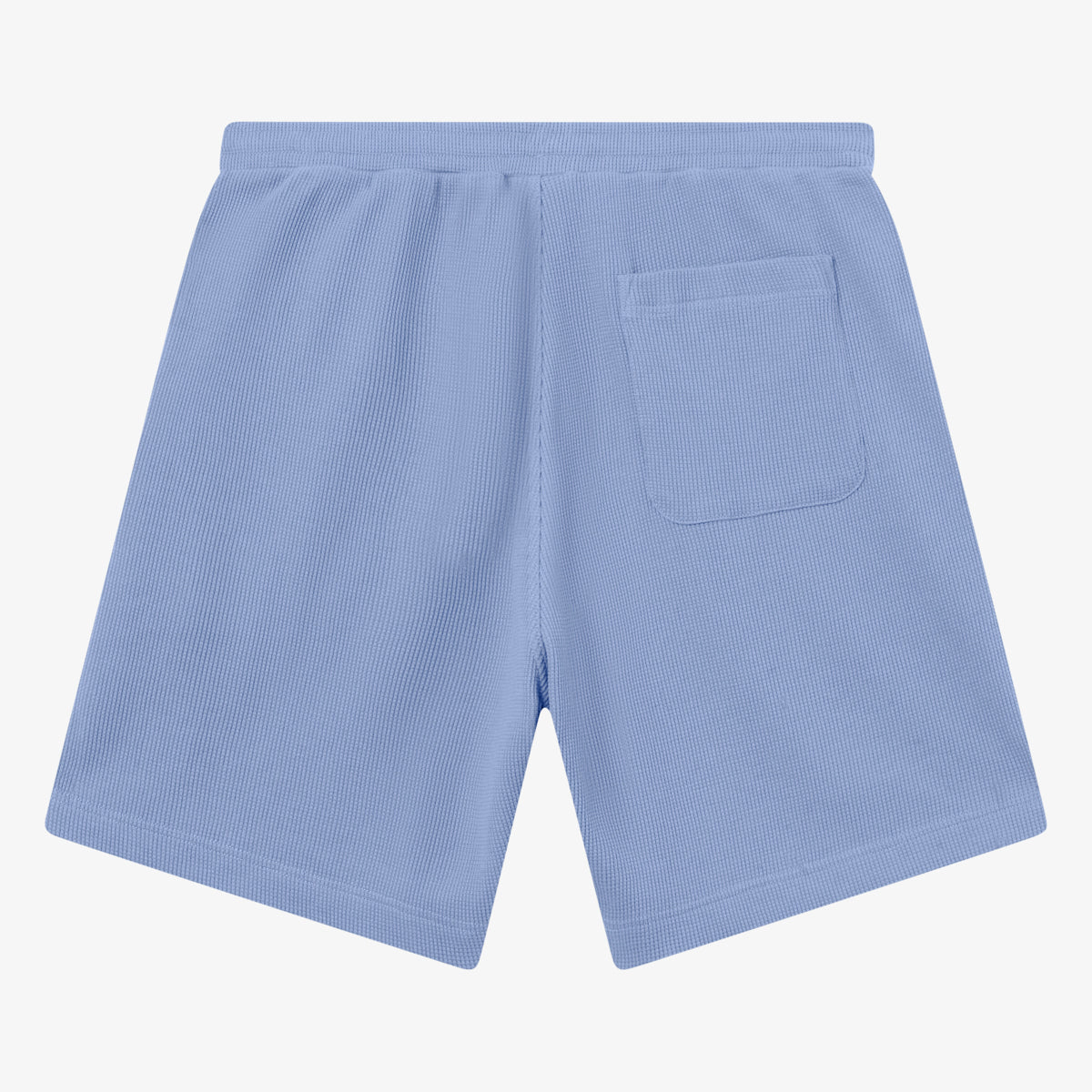 WAFFLE SHORTS - STONE WASH BLUE