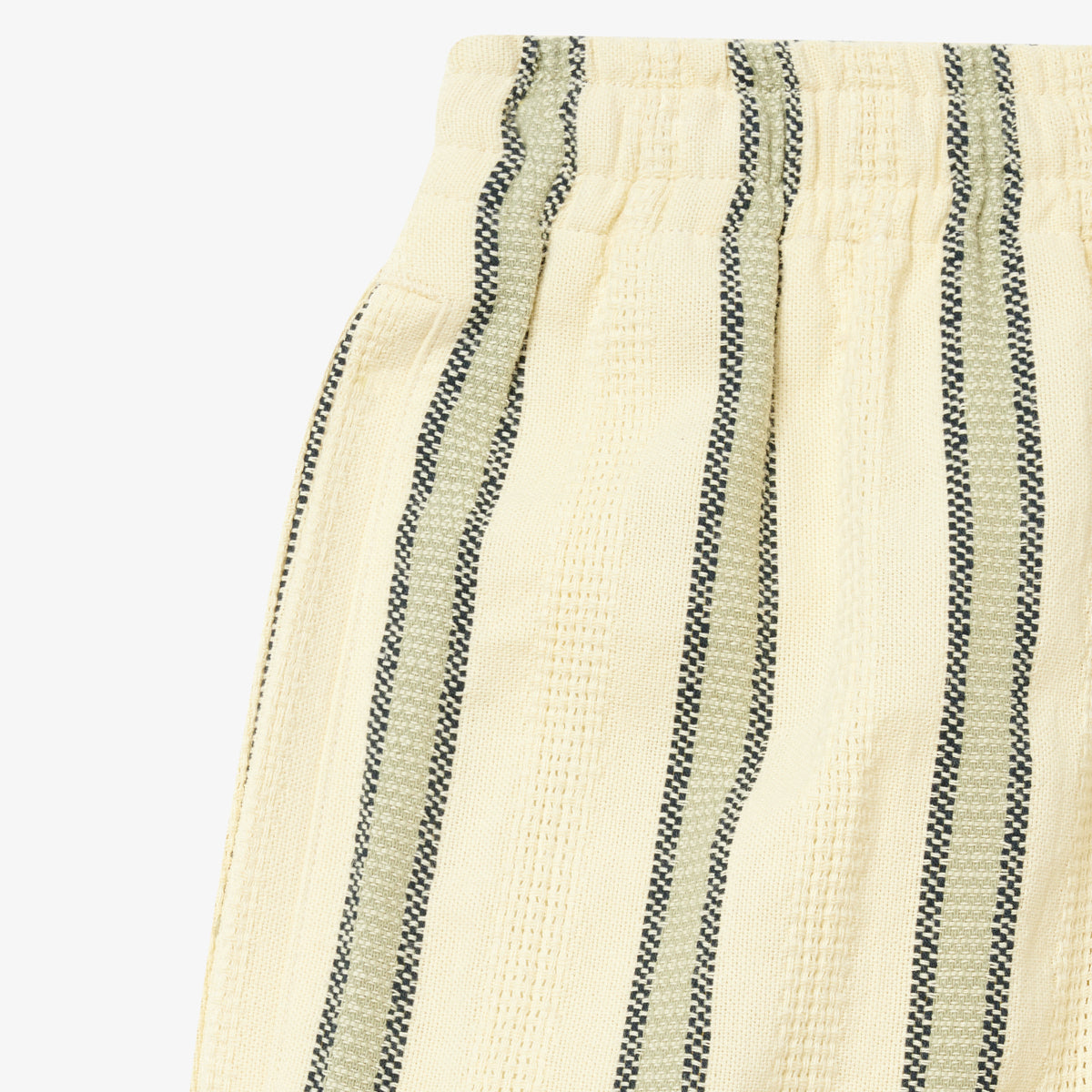 STRUCTURED JAQUARD SHORTS - FLAN