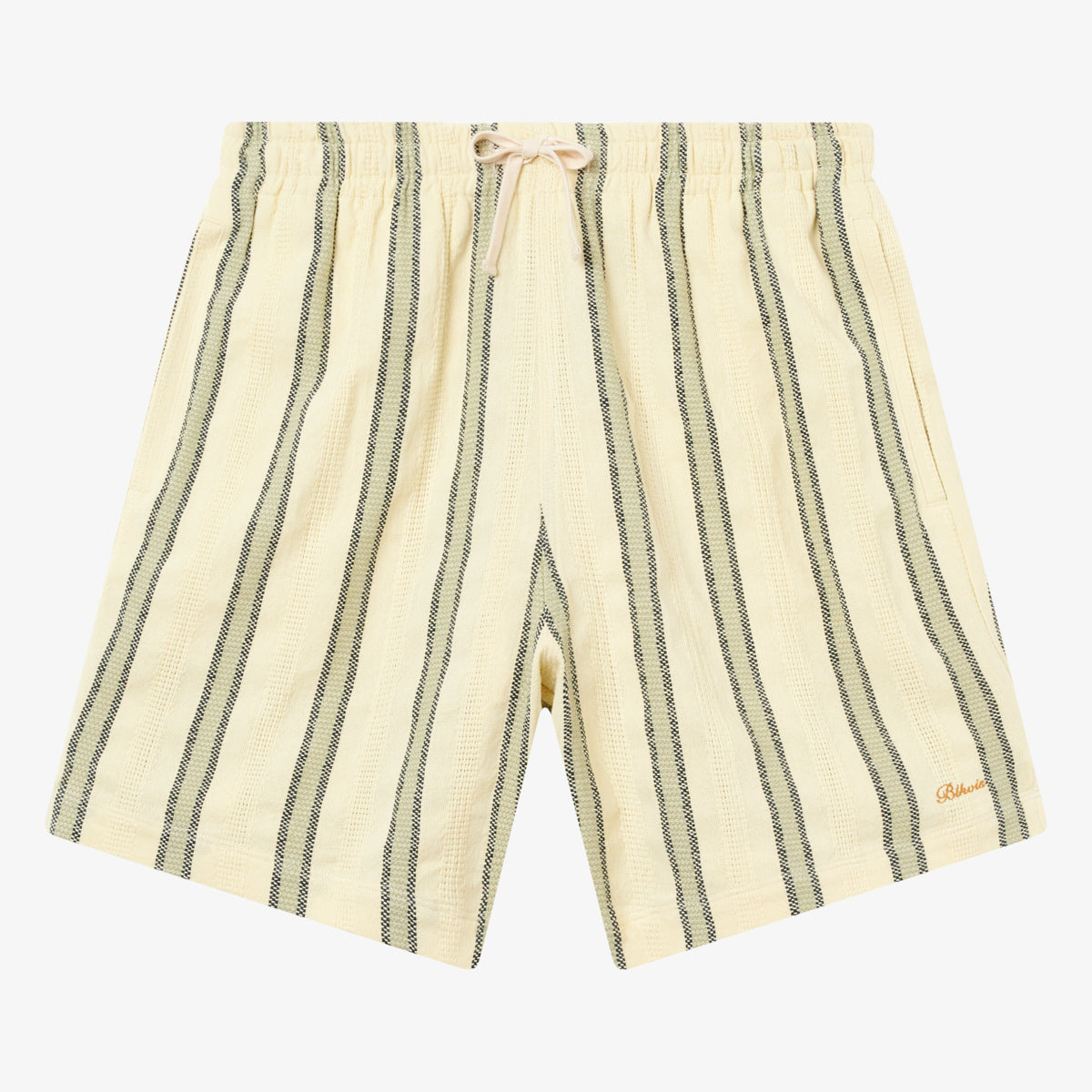 STRUCTURED JAQUARD SHORTS - FLAN
