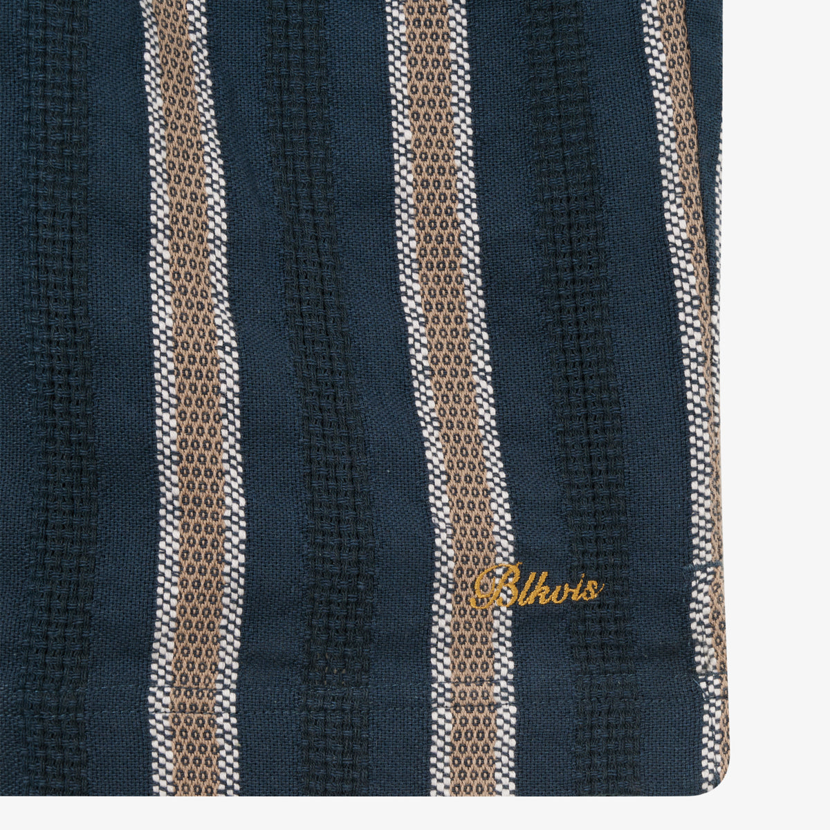 STRUCTURED JAQUARD SHORTS - BLUEBERRY