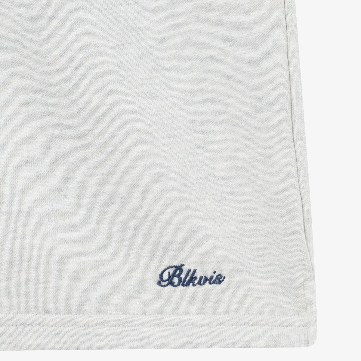 SCRIPT SWEATSHORTS - ECRU GREY HEATHER