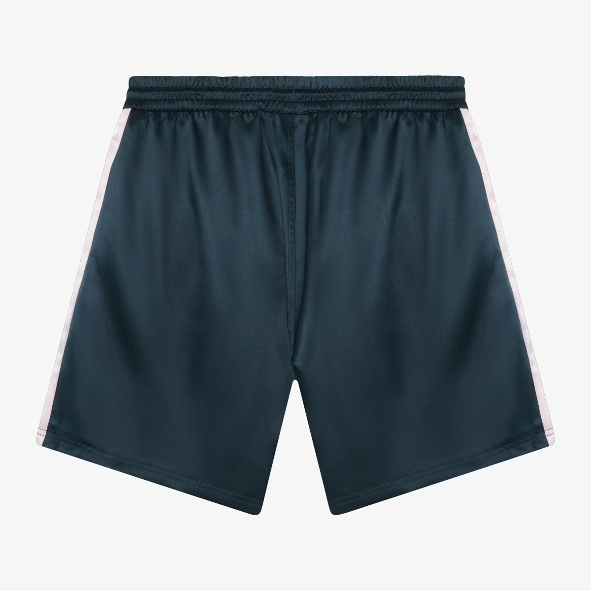 WASHED SATIN SHORTS - BLUEBERRY