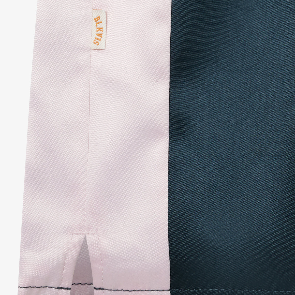 WASHED SATIN SHORTS - BLUEBERRY