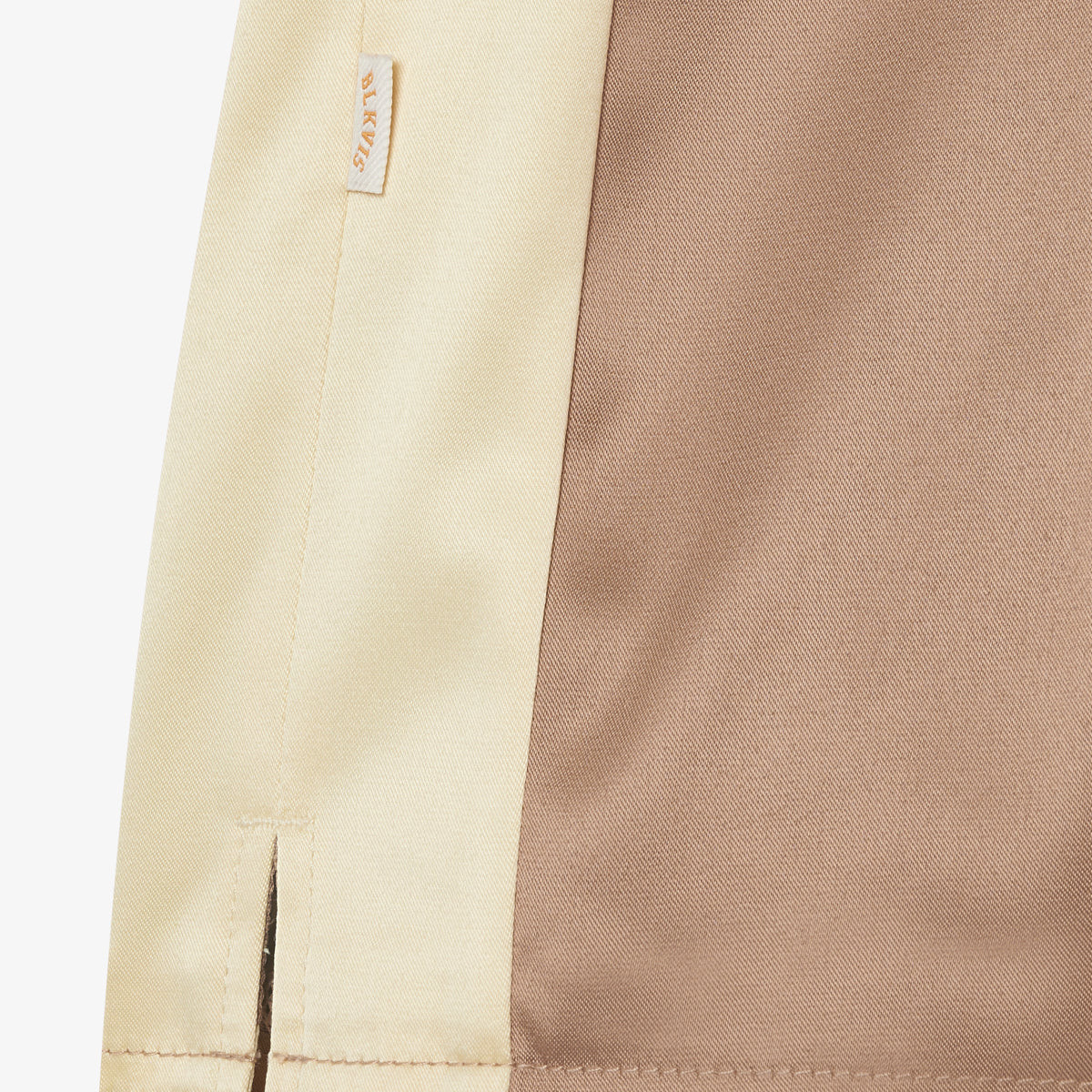 WASHED SATIN SHORTS - GINGER SNAP