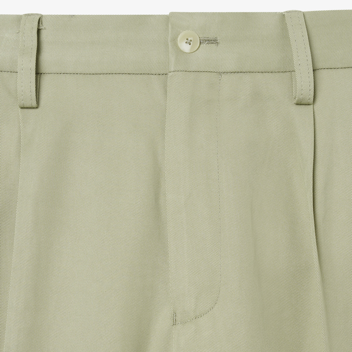 TENCEL PLEATED TROUSERS - TEA
