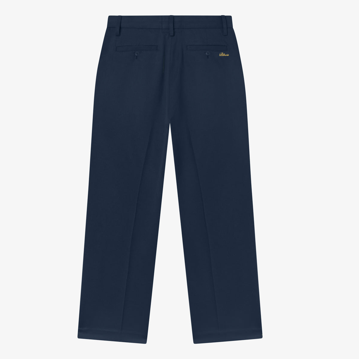 TENCEL PLEATED TROUSERS - BLUEBERRY