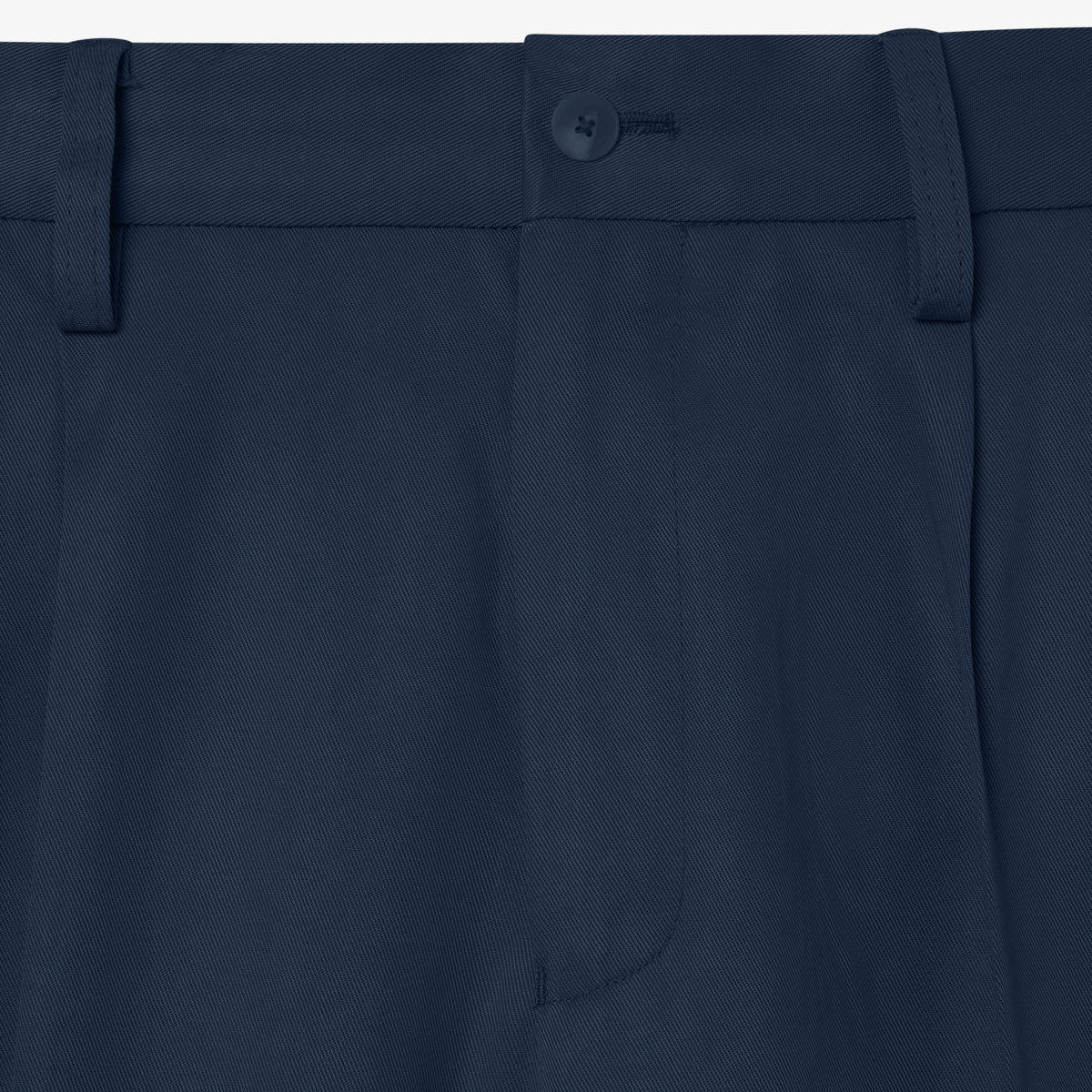 TENCEL PLEATED TROUSERS - BLUEBERRY