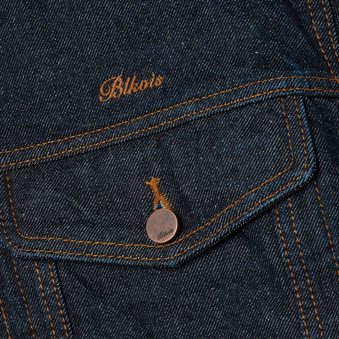SELVEDGE DENIM JACKET - DARK BLUE
