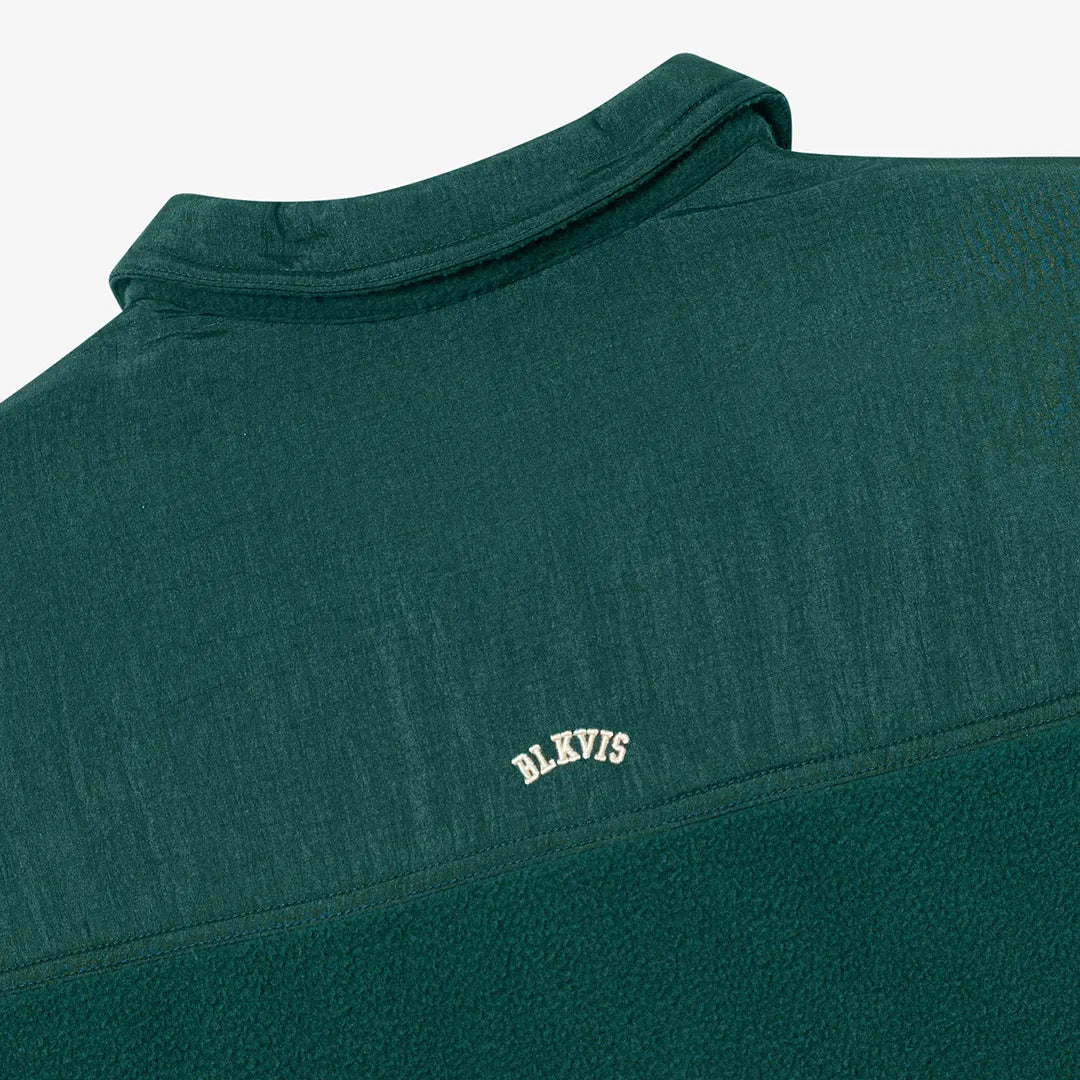 LOGO FLEECE OVERSHIRT - SEA MOSS