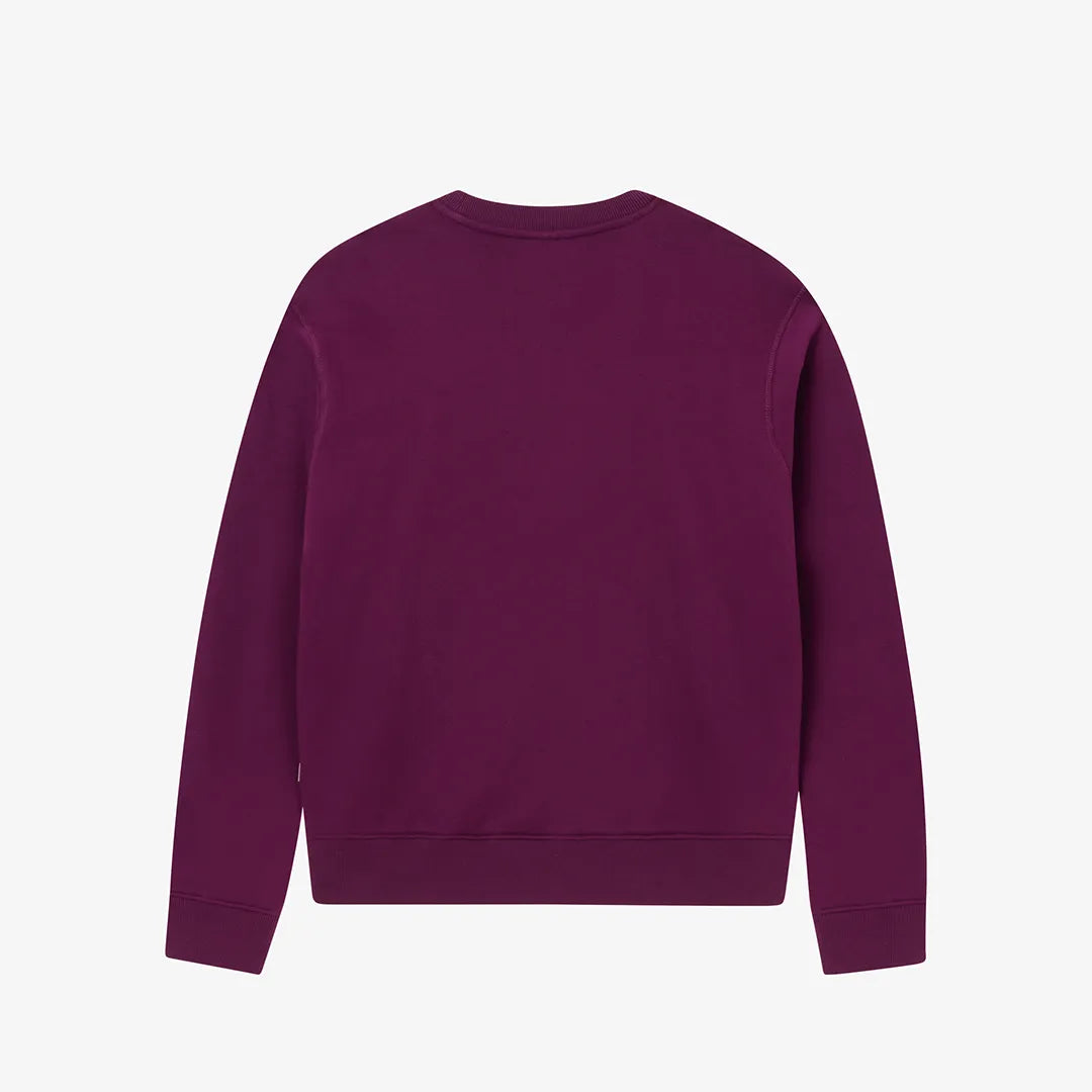 BOLD SCRIPT CREWNECK - DARK PURPLE