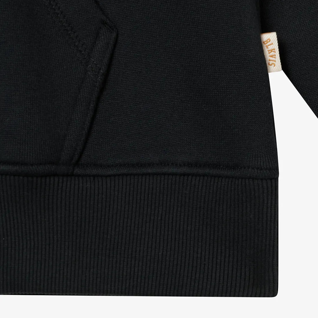 LETTERING HOODY - BLACK