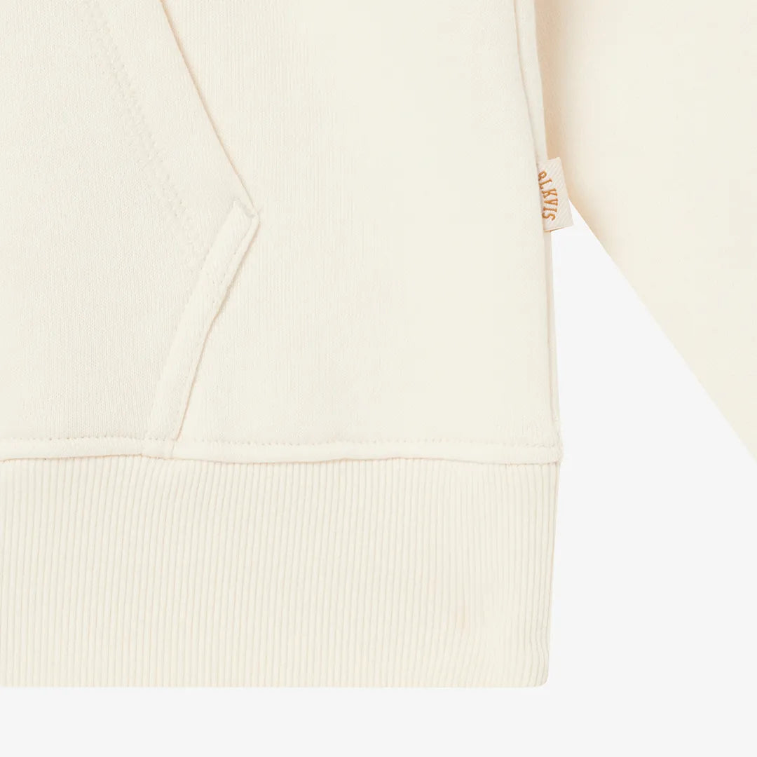 LETTERING HOODY - PAPYRUS