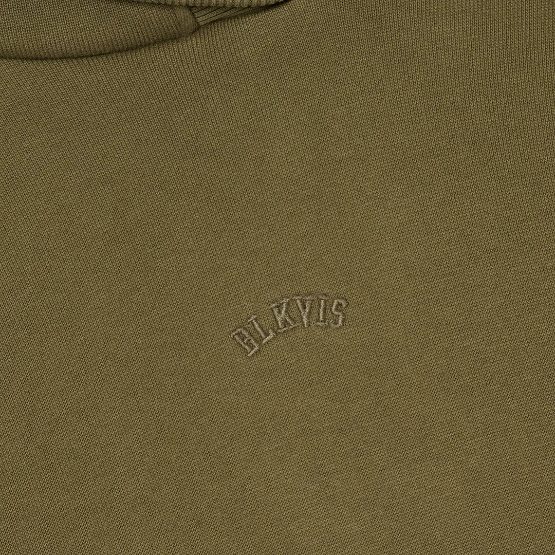 LETTERING HOODY - MILITARY OLIVE