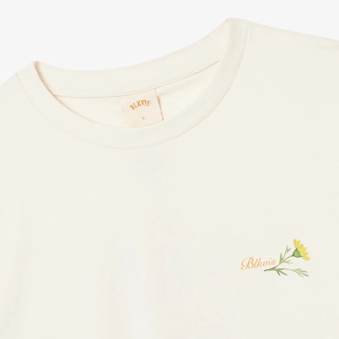 FLORAL LETTER TEE - PAPYRUS