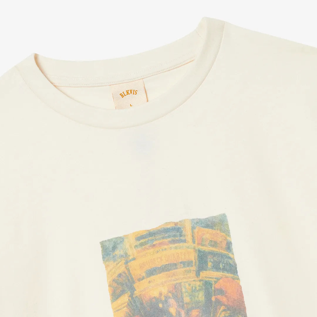 DIGGIN CRATES TEE - PAPYRUS