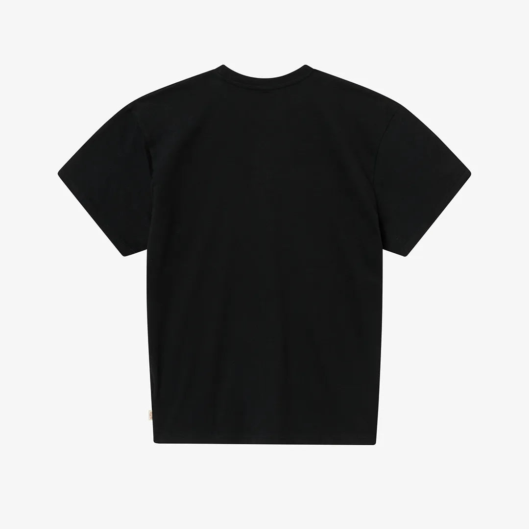 SCRIPT TEE - BLACK