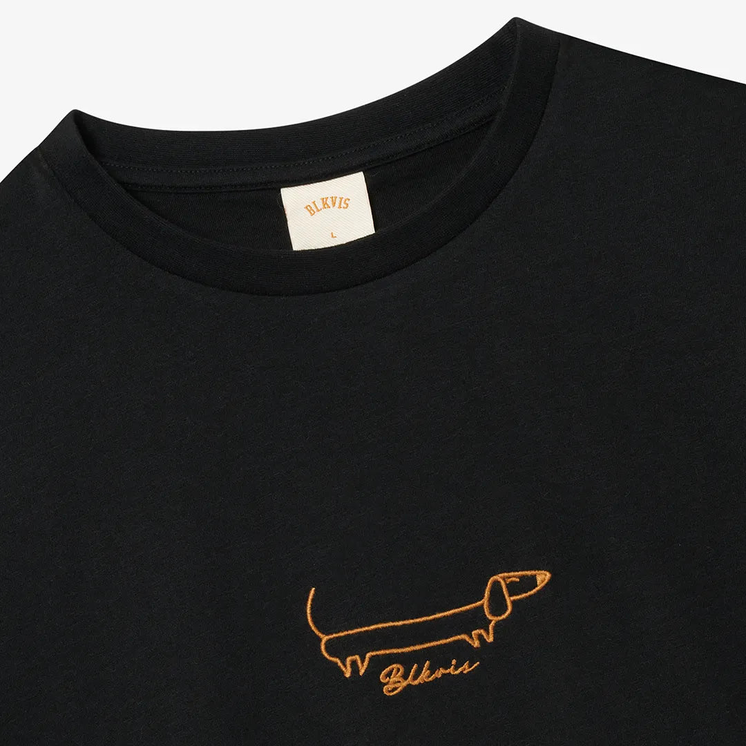 DACHSHUND TEE - BLACK