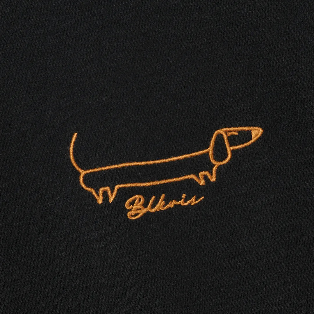 DACHSHUND TEE - BLACK