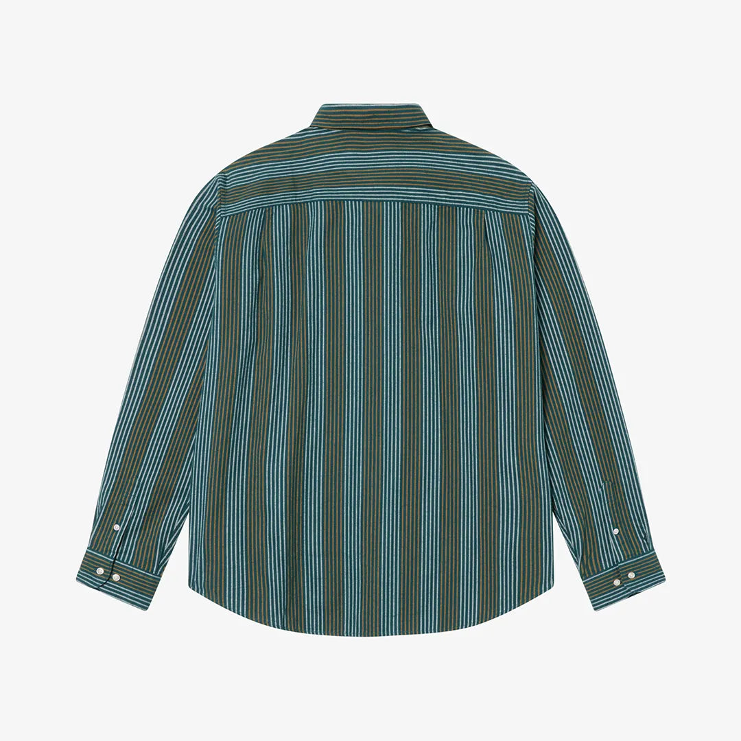 SCRIPT HEAVY SHIRT - SEA MOSS