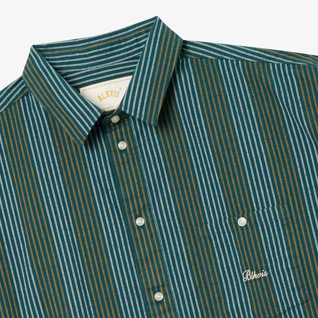SCRIPT HEAVY SHIRT - SEA MOSS