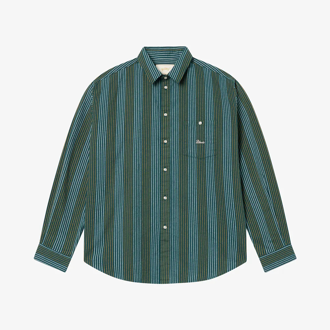 SCRIPT HEAVY SHIRT - SEA MOSS