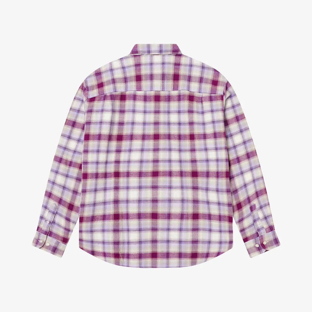 SHADOWCHECK FLANNEL SHIRT - PAPYRUS