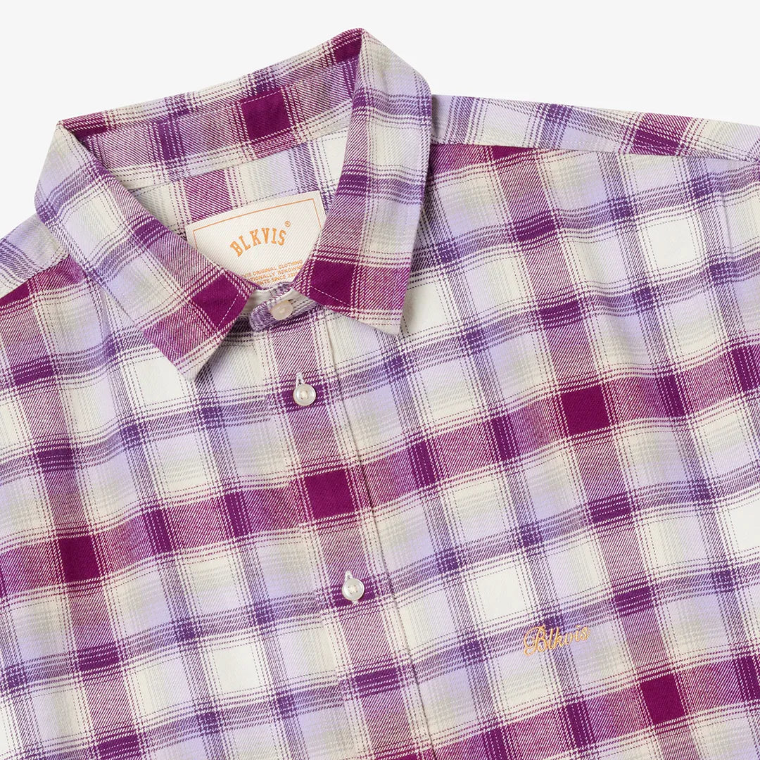 SHADOWCHECK FLANNEL SHIRT - PAPYRUS