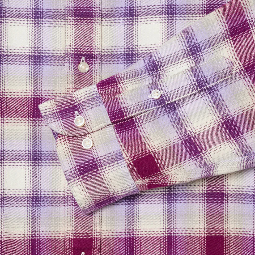 SHADOWCHECK FLANNEL SHIRT - PAPYRUS