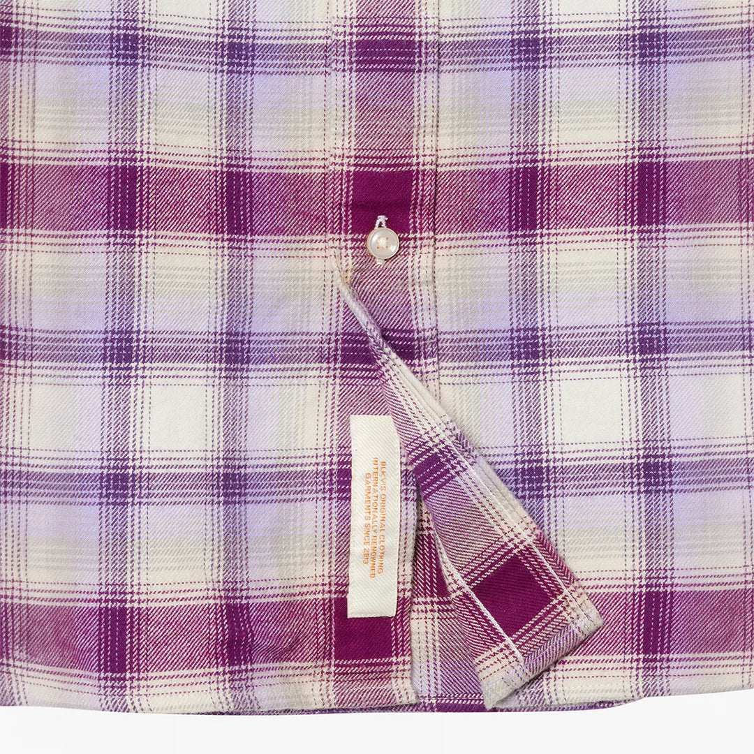 SHADOWCHECK FLANNEL SHIRT - PAPYRUS