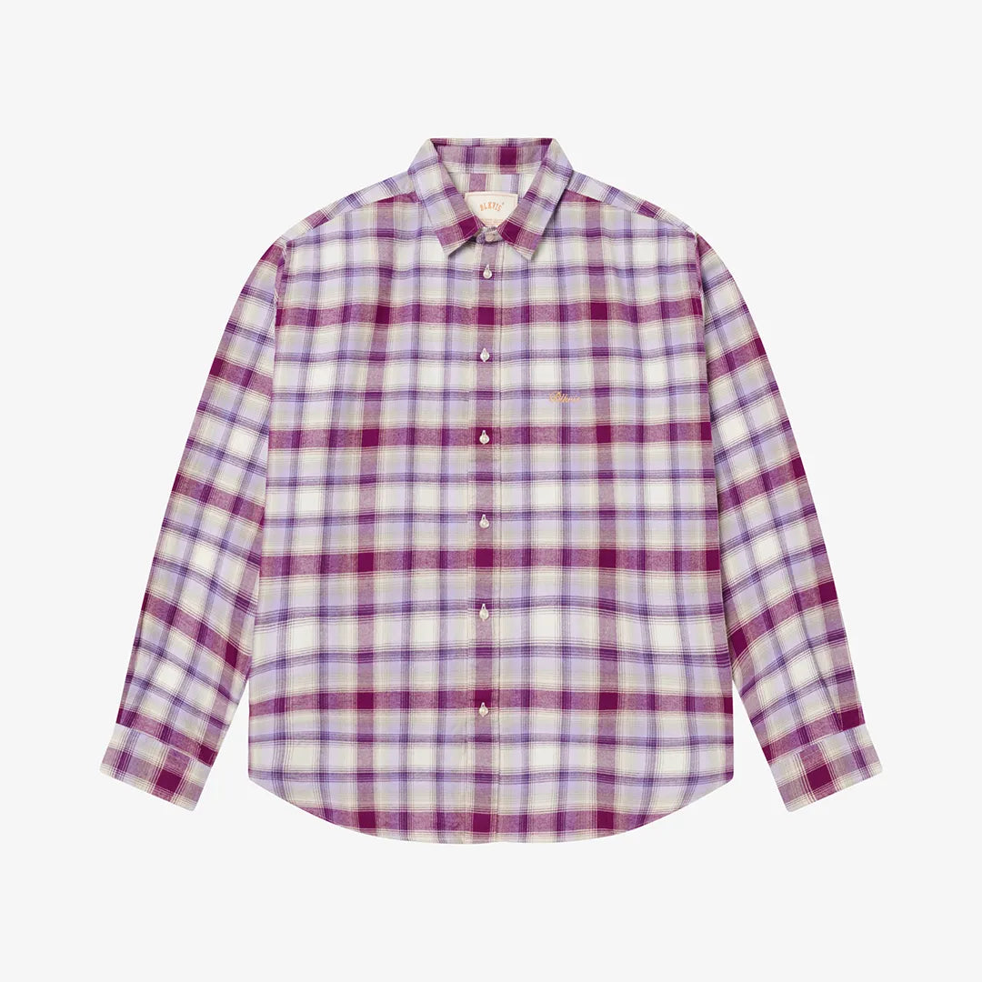 SHADOWCHECK FLANNEL SHIRT - PAPYRUS