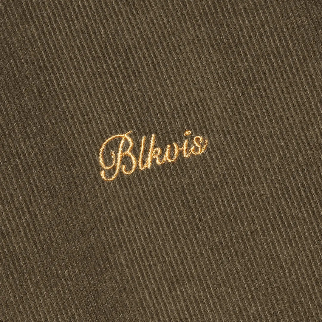 BUTTON DOWN CORDUROY SHIRT - MILITARY OLIVE