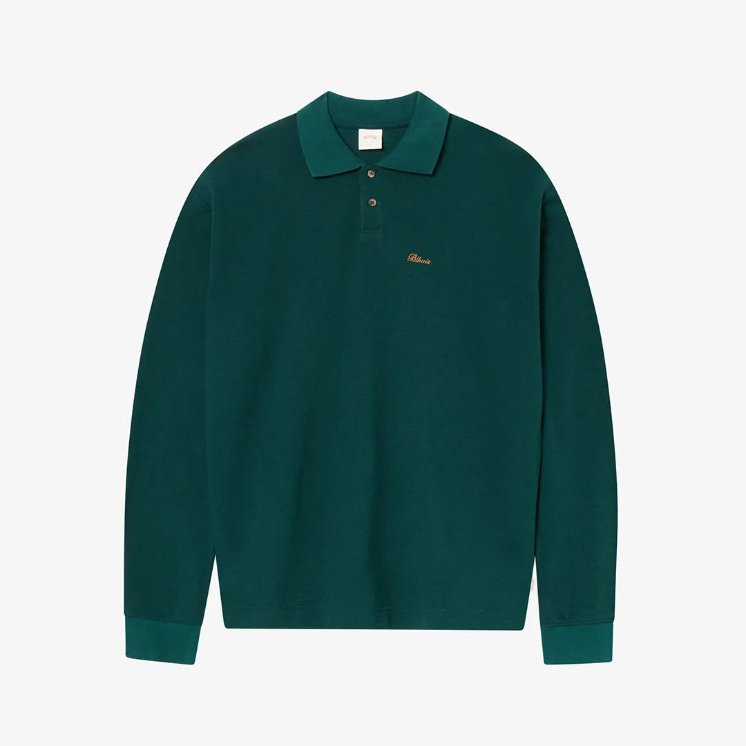 PIQUÈE WOOL LONGSLEEVE - SEA MOSS