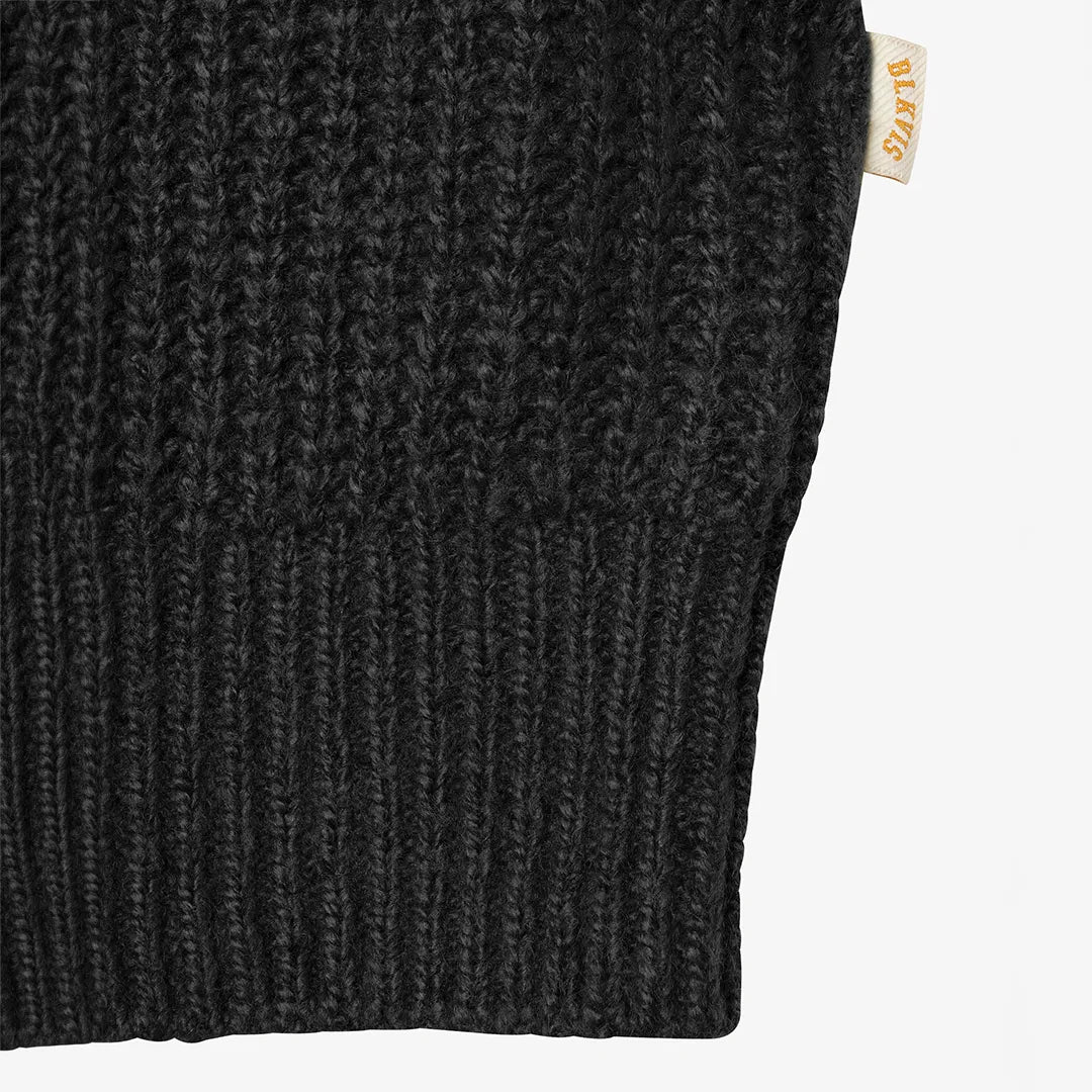 COZY KNIT SWEATER - BLACK