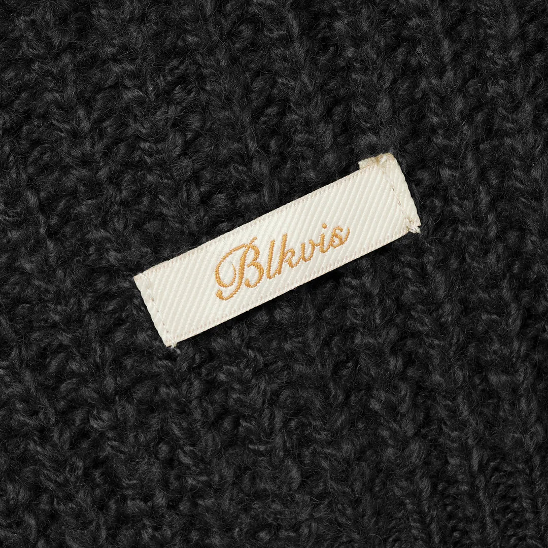 COZY KNIT SWEATER - BLACK