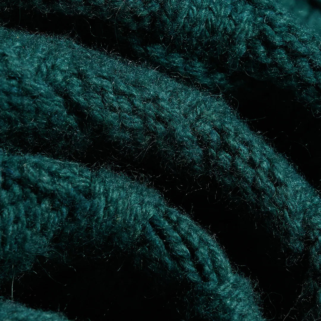 STRUCTURED ZIP CARDIGAN - SEA MOSS
