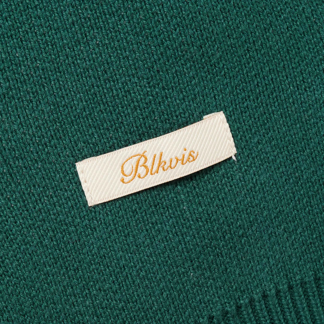 JAQUARD CREWNECK SWEATER - SEA MOSS