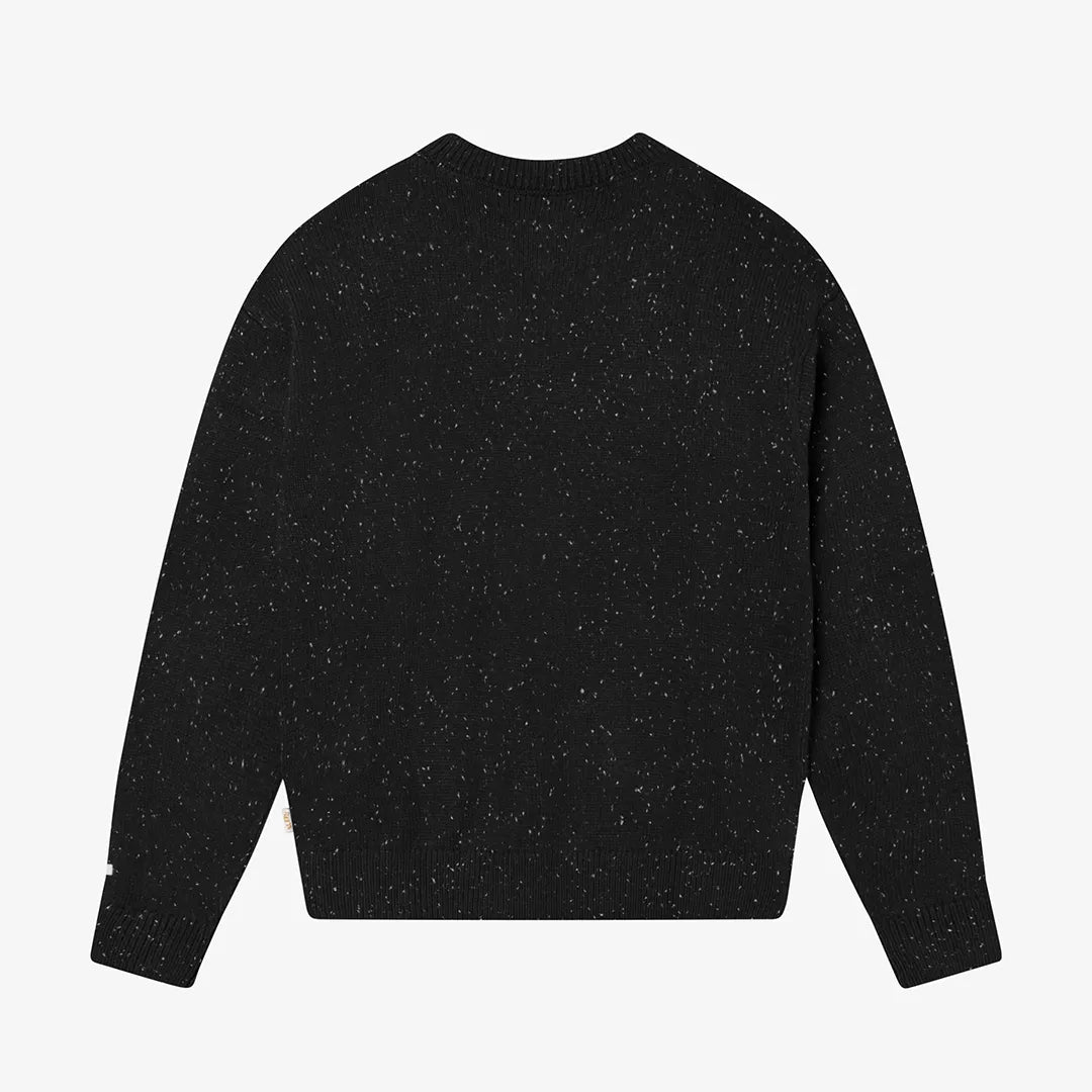 NEP CREWNECK SWEATER - BLACK