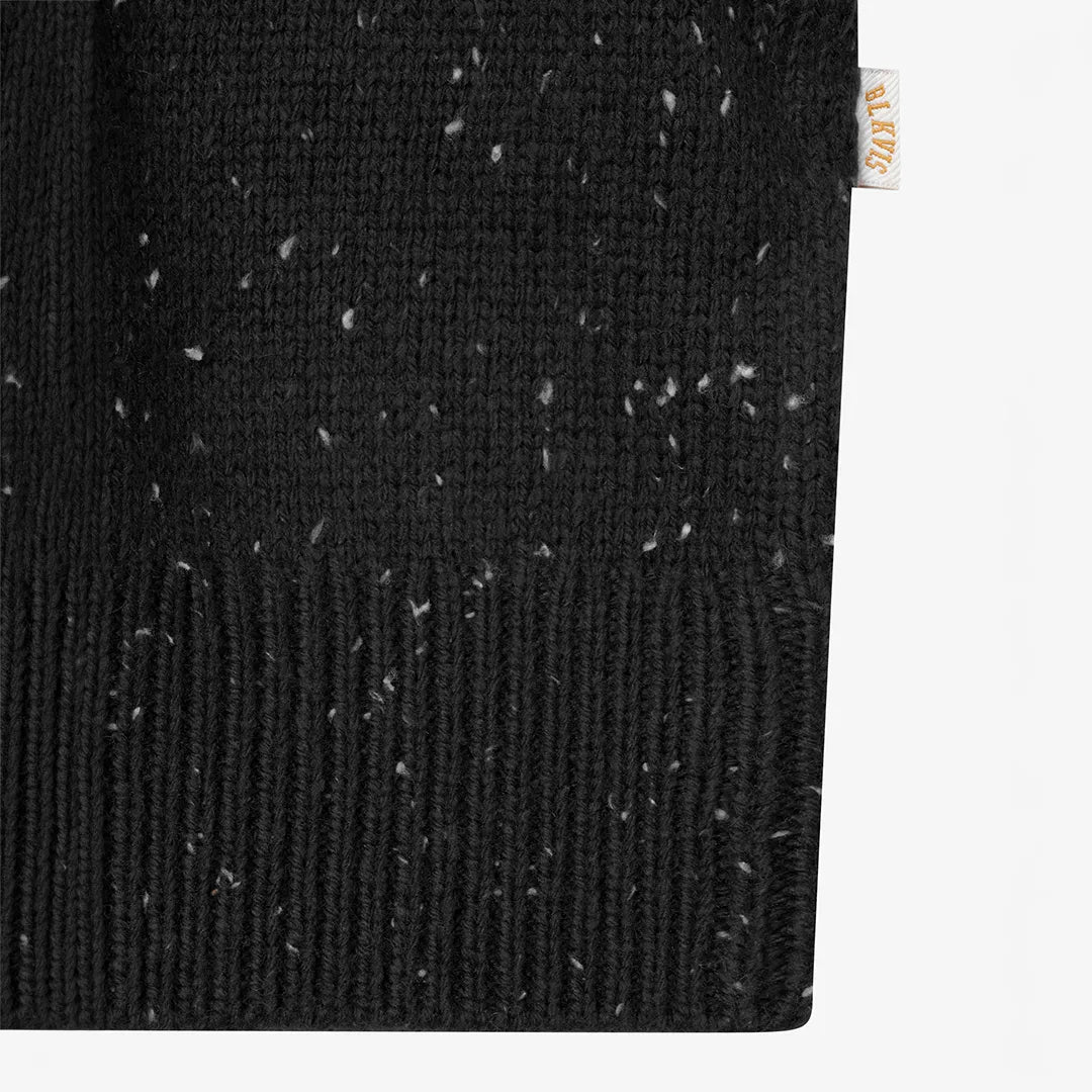 NEP CREWNECK SWEATER - BLACK