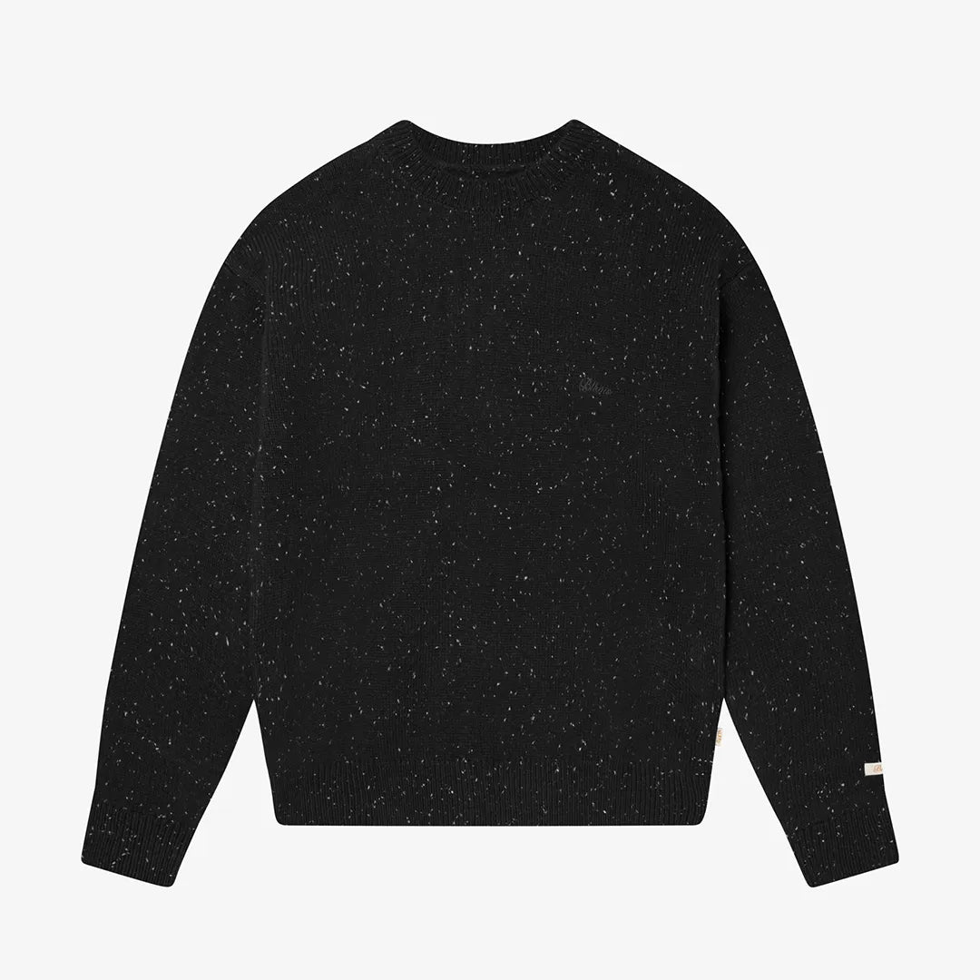 NEP CREWNECK SWEATER - BLACK