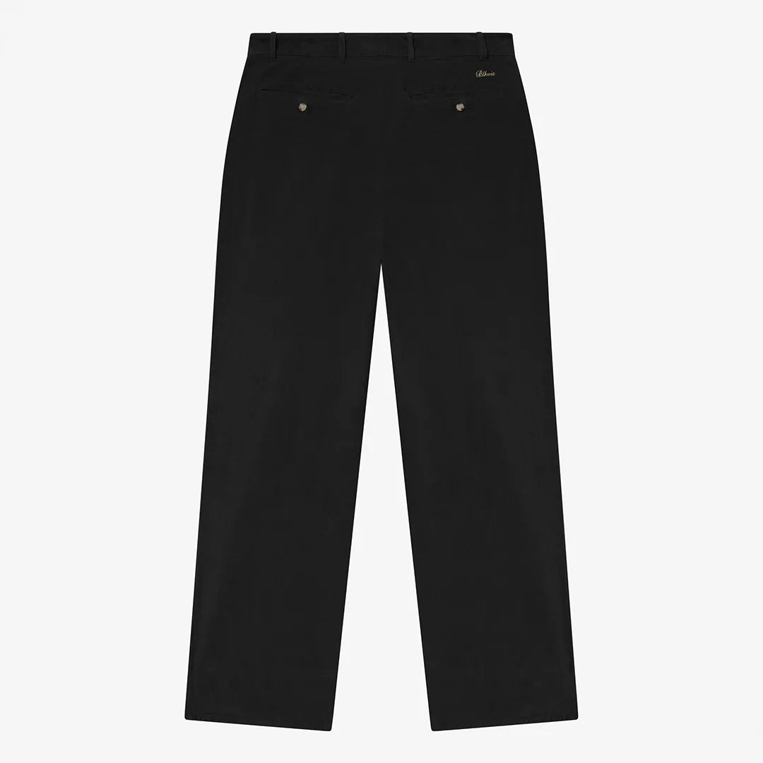 SCRIPT CORDUROY TROUSERS - BLACK